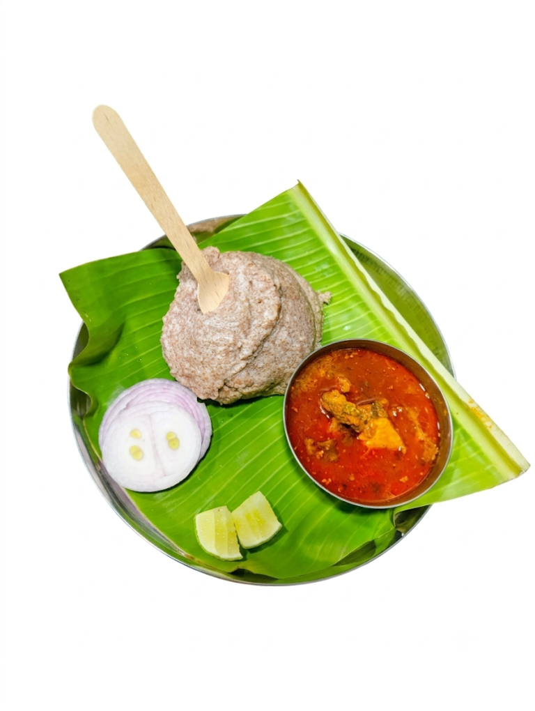 Ragi Mudda Chicken